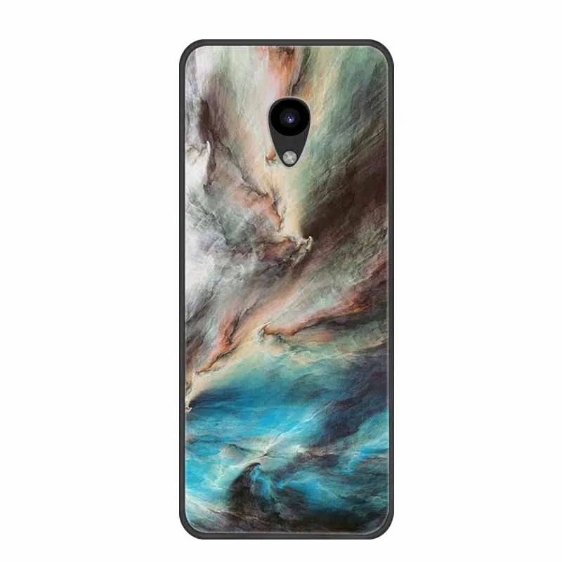 Phone Case for Qin F21 Pro Fashion Painted Soft Silicon Back Cover for Xiaomi Qin F21 Pro Cases TPU Bumper on Qinf21 Pro F21 Pro